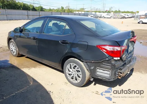 2019 Toyota Corolla Le z USA, uszkodzony, nr VIN 2T1BURHE3KC234496